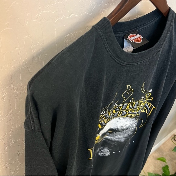 Harley Davidson Police vintage long sleeve graphic shirt,black,100%Cotton sz XXL - Picture 3 of 14